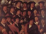 JACOBSZ, Dirck Group Portrait of the Arquebusiers of Amsterdam oil painting artist